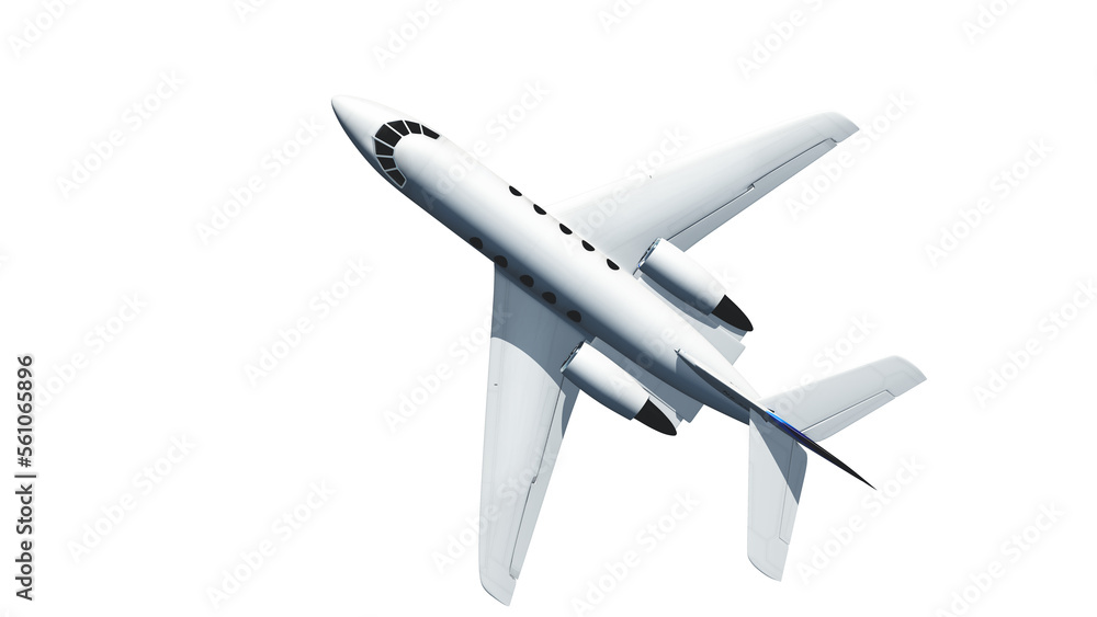 airplane isolated on white background