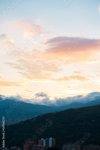 sunset over the mountains © AndresRivera