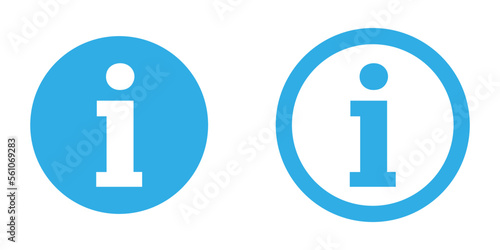 information icon set. Vector illustration.
