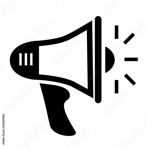 Bullhorn speaker icon