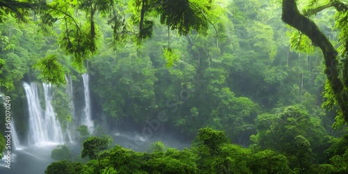 waterfall in the forest