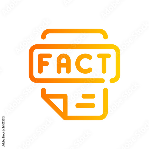 fact gradient icon