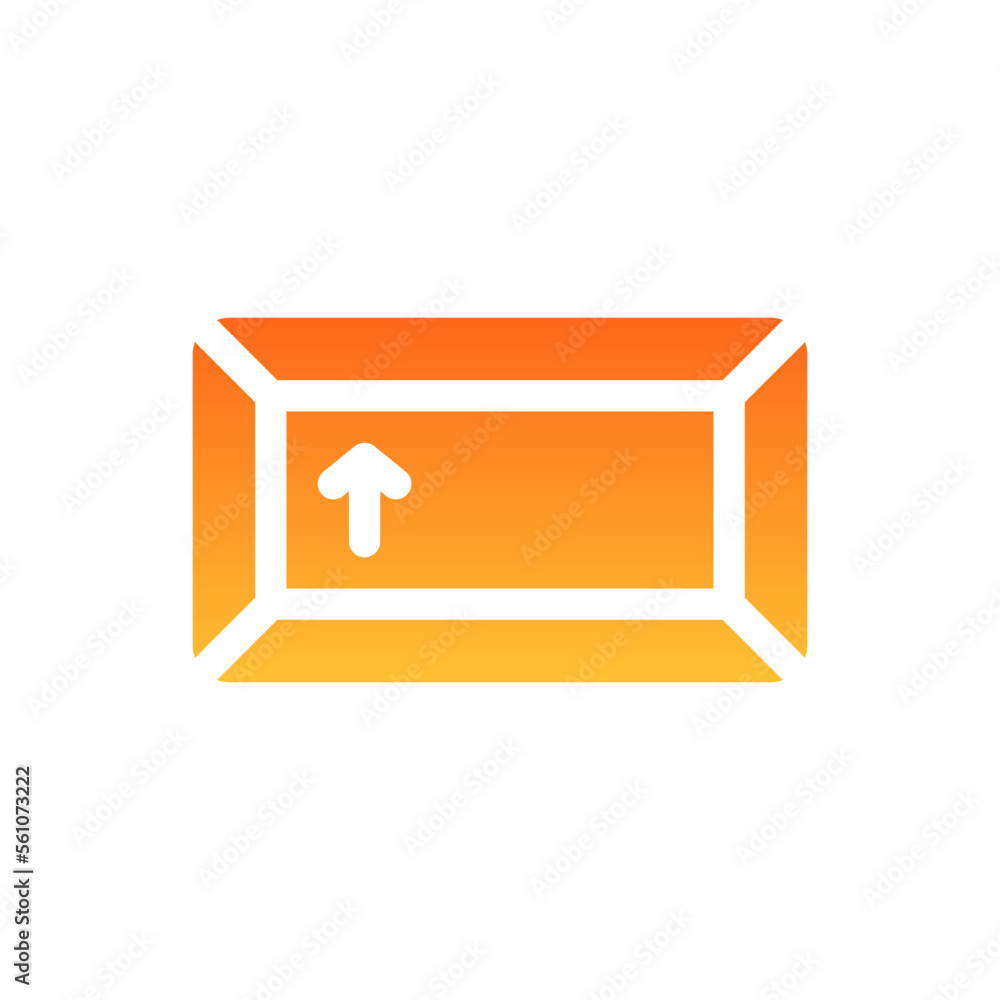 shift flat gradient icon shift flat gradient icon