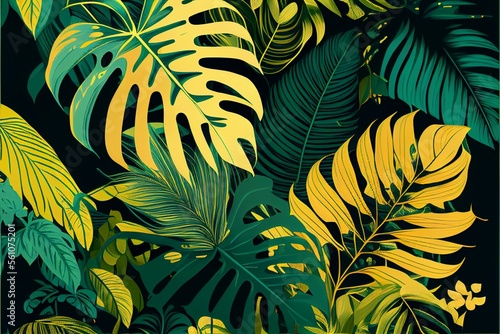 Tropical flora pattern © anthonyjgg