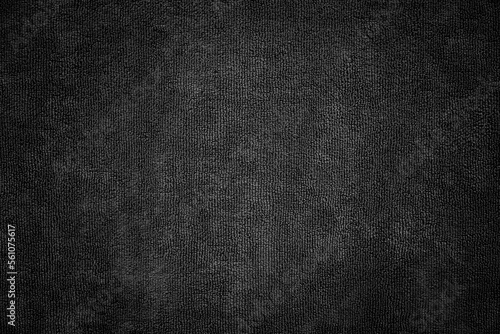 Synthetic wool fabric. Background from textile material. Black, white and gray synthetic wool cloth pattern. Gray close-up rug.
