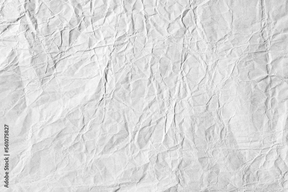 Old white crumpled paper texture Old white crumpled paper texture