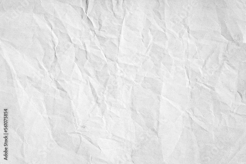 Old white crumpled paper texture