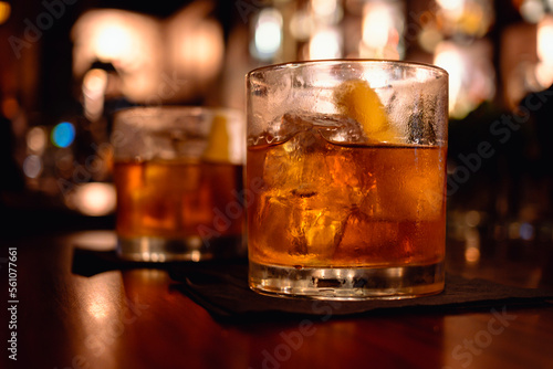 Fototapeta Naklejka Na Ścianę i Meble -  glass of bourbon