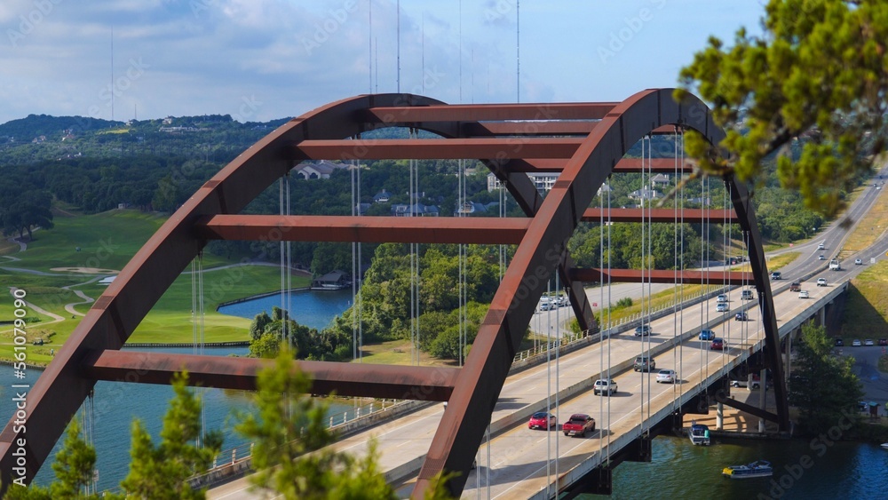 Pennybacker Bridge on Highway 360 in Austin, TX Pennybacker Bridge on Highway 360 in Austin, TX
