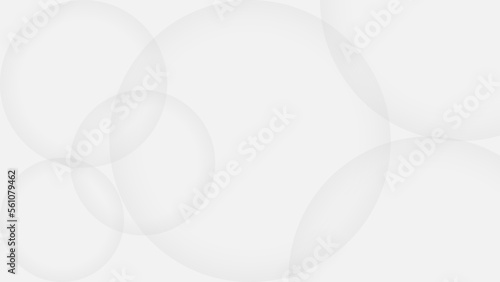 Abstract illustration circular wave white and grey background