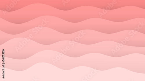 Vector illustration pink wave pattern,Soft gradient pastel waves,Abtract pink shell style