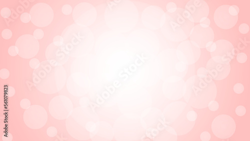 Vector illustration abstract pink bokeh love background