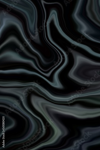 Luxury and empty smooth Black silk background with curved wave lines and stains  Abstract colorful liquid marble background with waves  Decorative and swirl marbling effect silk background. 