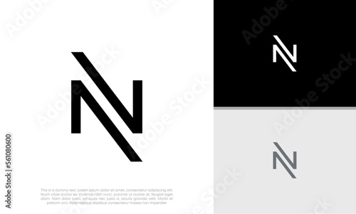 Initials N logo design. Initial Letter Logo. Free Download Initials N logo design. Initial Letter Logo. - GFXLoad