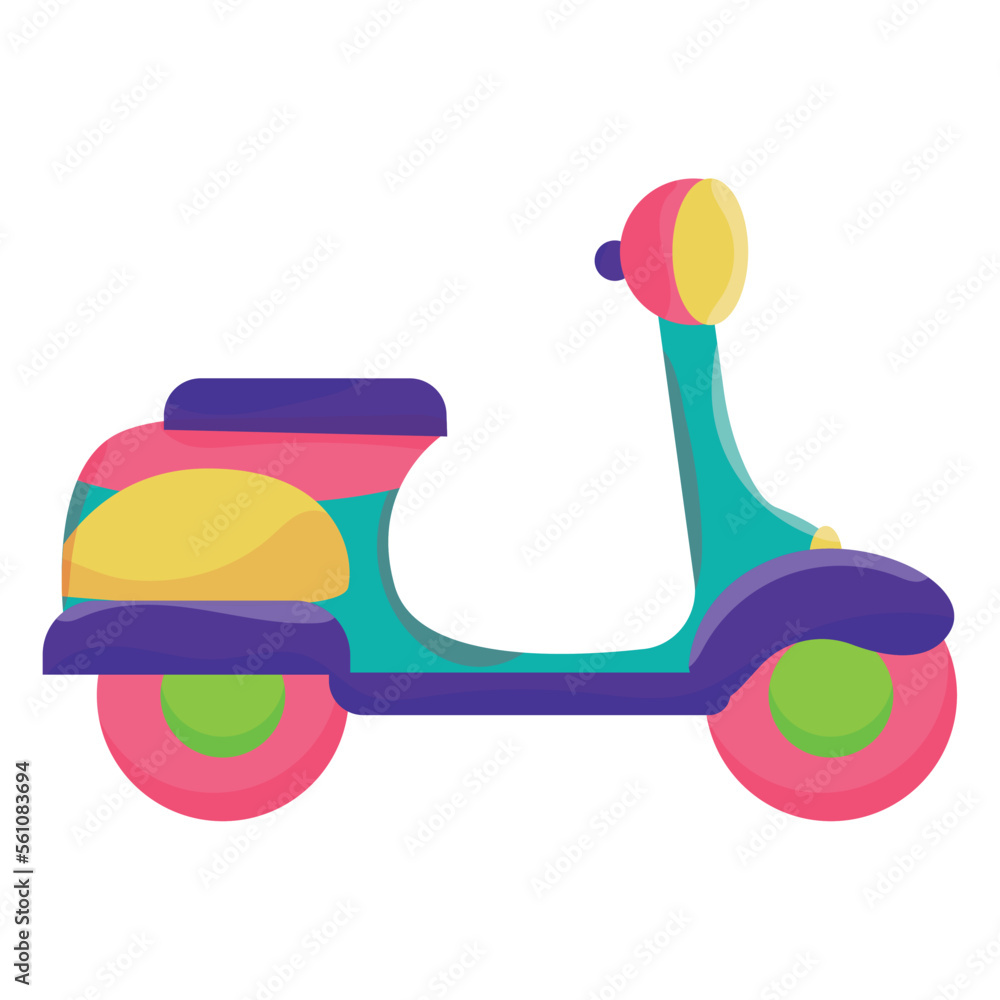 Isolated delivery motorcycle sketch icon Vector Isolated delivery motorcycle sketch icon Vector