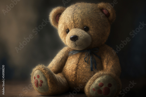 teddy bear in brown color © Shades3d