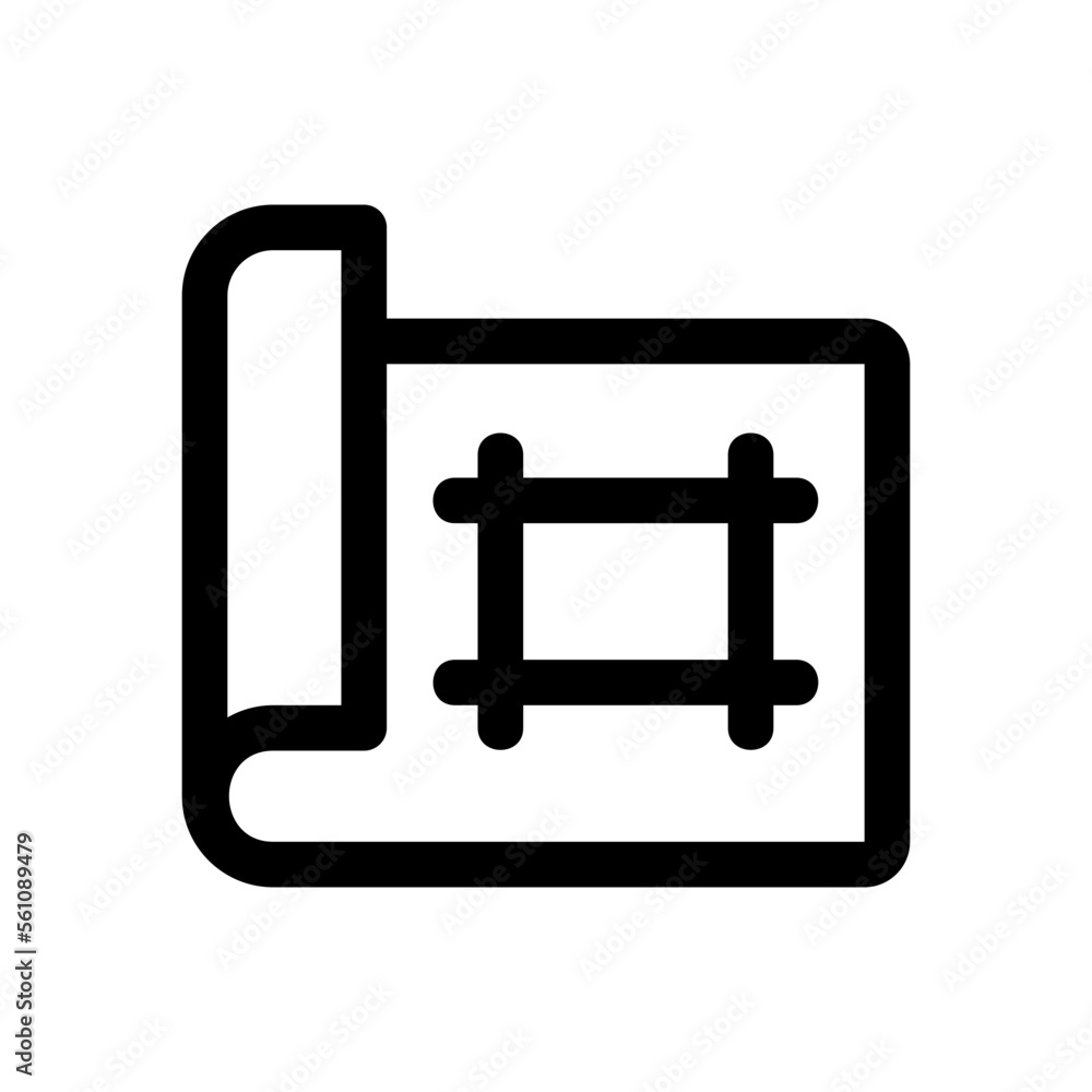 blueprint line icon blueprint line icon