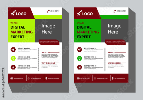 Corporate Flyer Design Template.