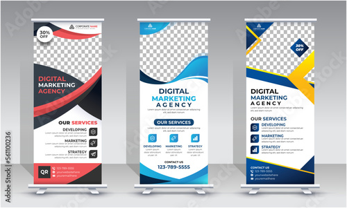 Corporate Business Agency Roll Up Banner Design