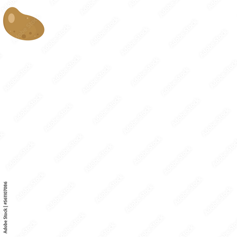 Obraz premium Isolated colored potato sketch icon Vector