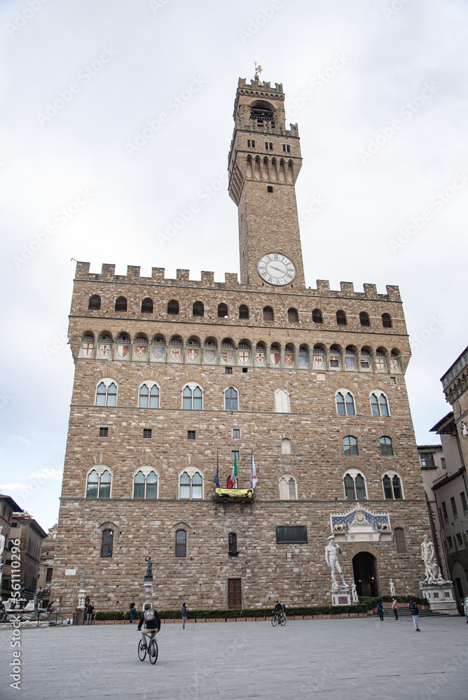 Palazzo Vecchio Signoria square, Florence Italy