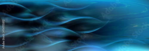 Digital smooth waves beautiful decorative illustration vector background