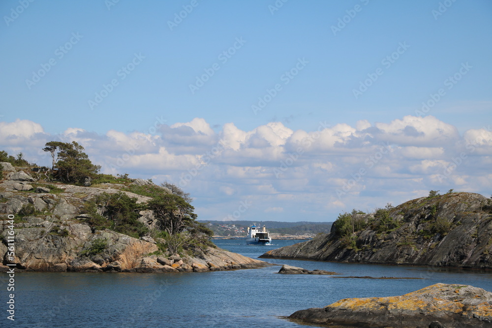 Fototapeta premium Landscape of Styrsö island in Gothenburg, Sweden