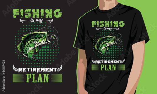 Fishing t shirt design