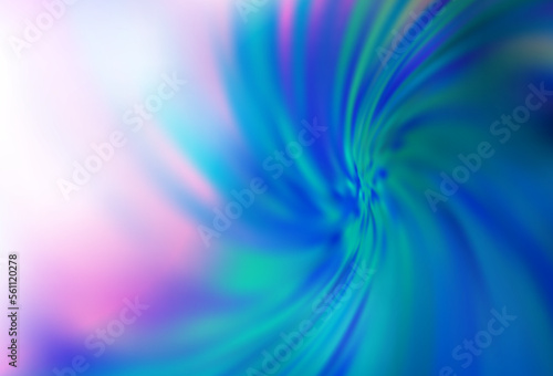 Light BLUE vector blurred shine abstract template. © smaria2015
