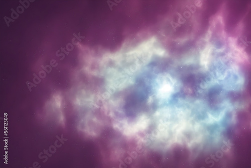  Space background with vibrant nebula and stars  - generative ai © 39