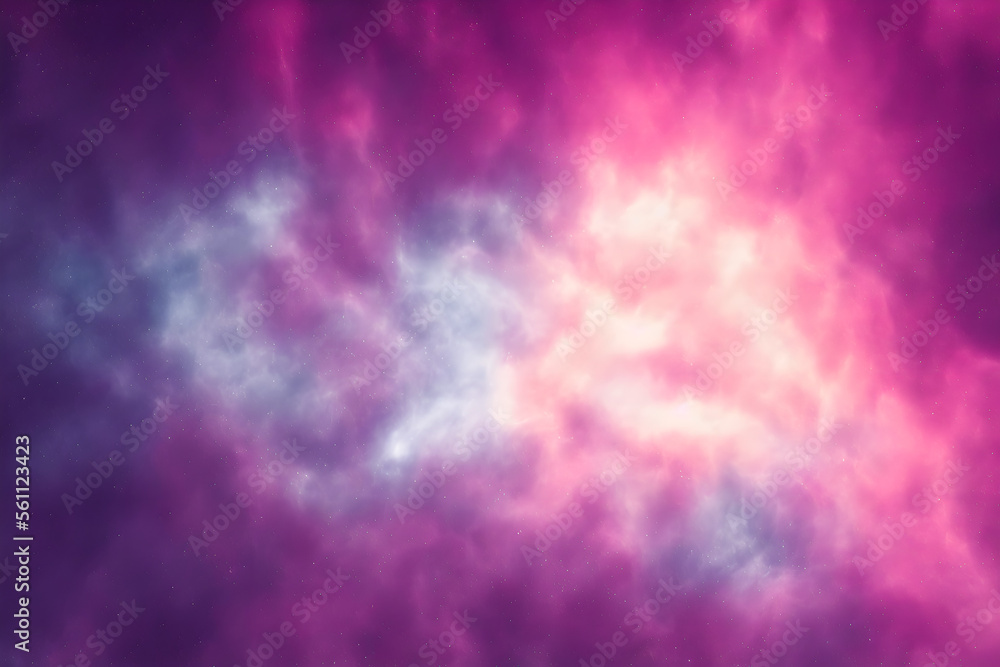  Space background with vibrant nebula and stars 