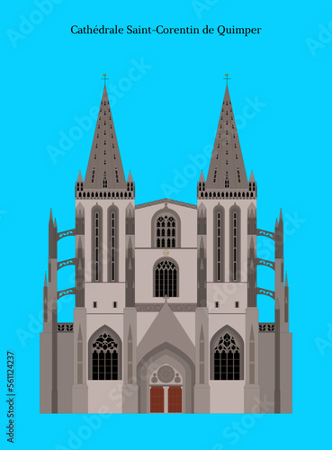 Cathédrale Saint-Corentin de Quimper, France
Quimper Cathedral