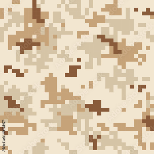 Camouflage military pixel