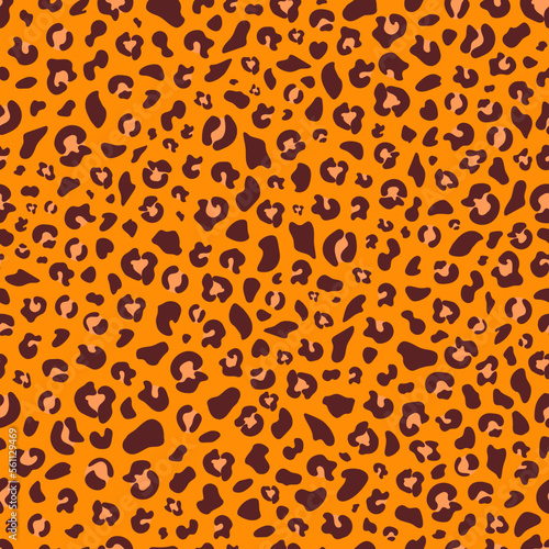 Abstract modern leopard seamless pattern. Animals trendy background. Ornament of stylized skin. Spots.