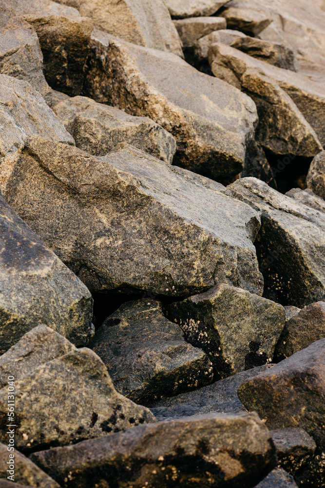 stacked granite stones