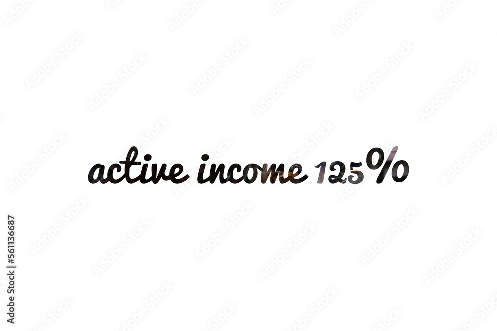 Active Income, Getting Wages For Work, Increase Profit. Man Works, Earns Salary At Paid Job. Businessman Stands With Shovel And Digs Out Money. Idea Of Financial Growth And Business Development.