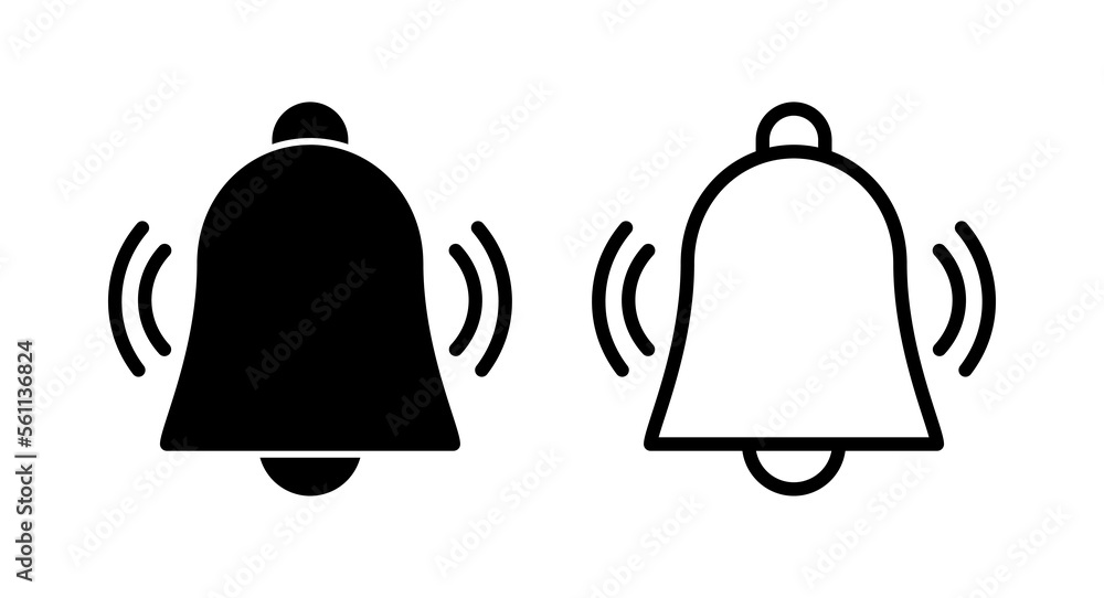 Bell Icon vector illustration. Notification sign and symbol for web site design Bell Icon vector illustration. Notification sign and symbol for web site design