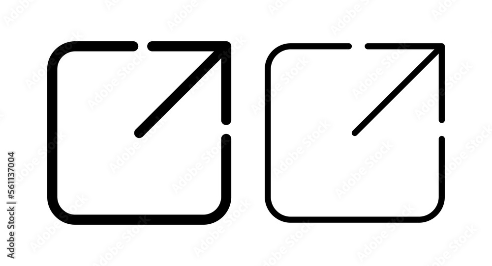 External link icon vector illustration. link sign and symbol. hyperlink symbol External link icon vector illustration. link sign and symbol. hyperlink symbol