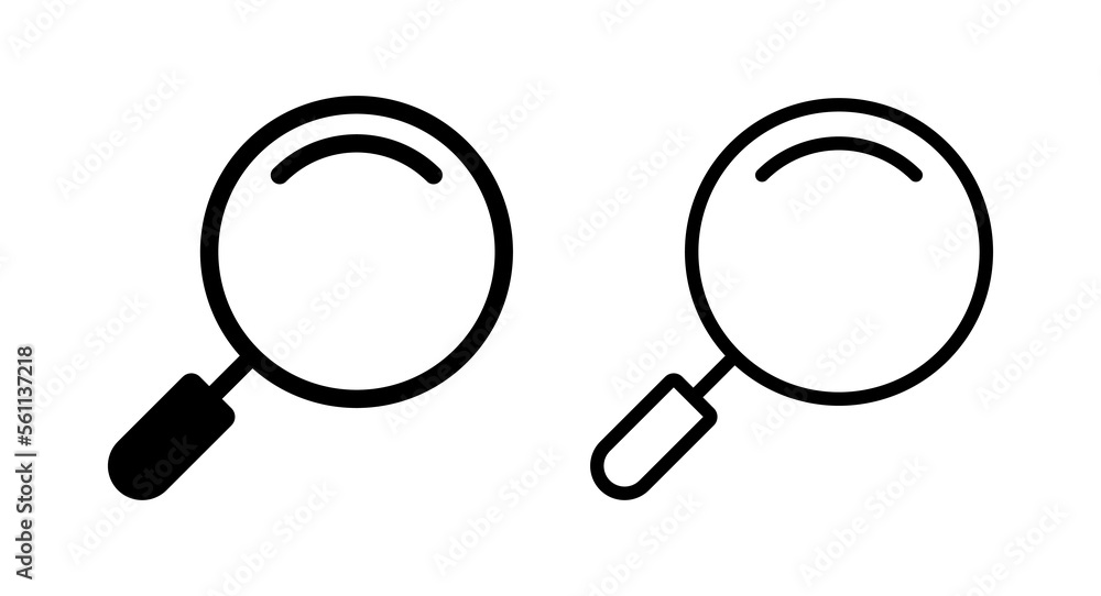 Search icon vector illustration. search magnifying glass sign and symbol Search icon vector illustration. search magnifying glass sign and symbol