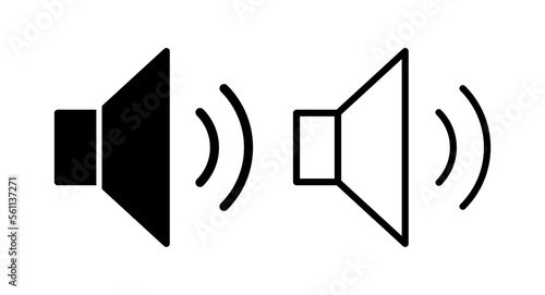Speaker icon vector illustration. volume sign and symbol. loudspeaker icon. sound symbol