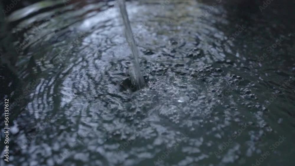 Chorro de agua potable