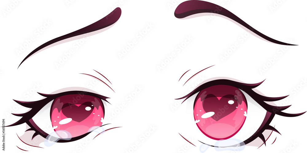 Anime Style Eyes Amorous Look Valentines Day Anime Eyes Anime Girl Eyes Anime Style Eyes 9602