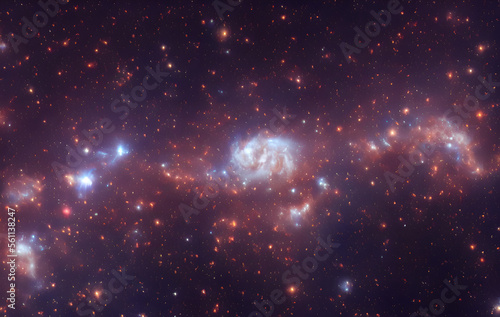 Gas Nebula - Stars - Sun - Pillars of Creation - Deep Space -  Astrophotograph - Galaxys - Deep Field -  Astronomy - Cosmology - Astrophysics - Milky Way Galaxy - Universe - Cosmos - Science Fiction