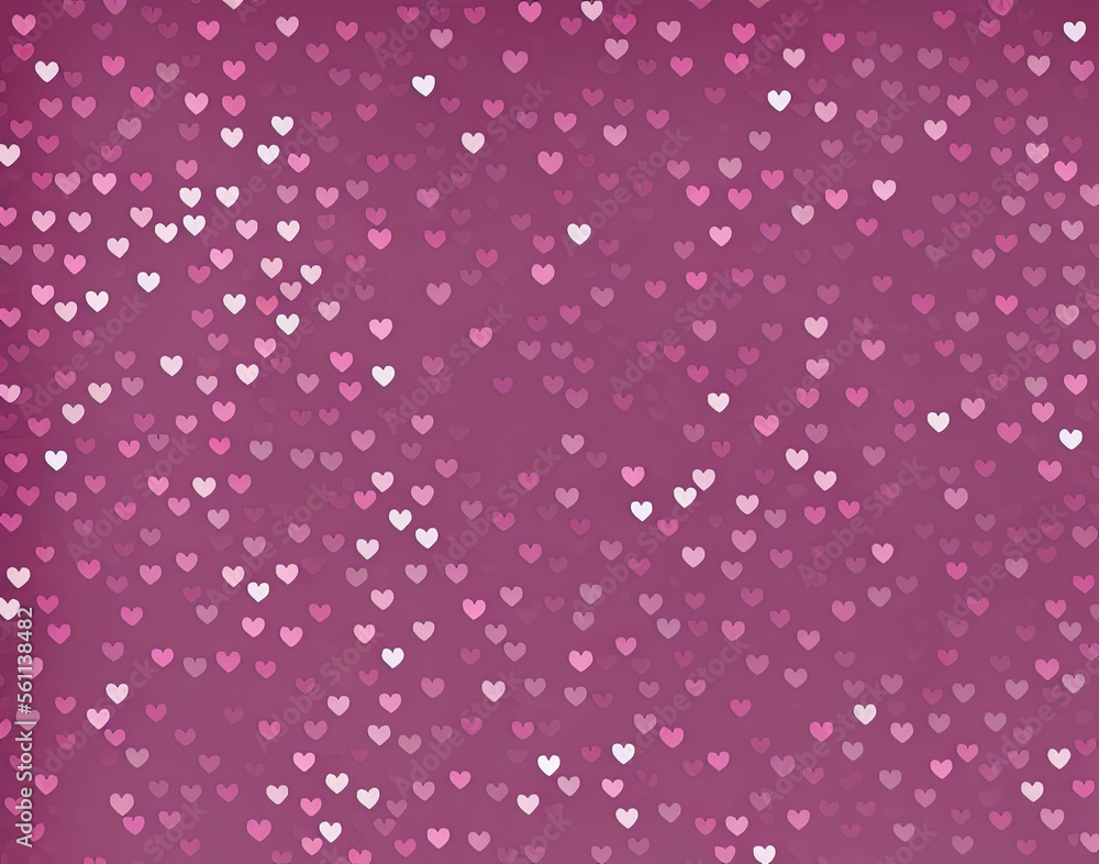 Hearts. Valentine's Day abstract background with hearts. IA technology Hearts. Valentine's Day abstract background with hearts. IA technology