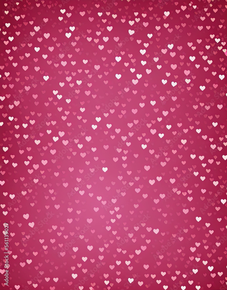 Hearts. Valentine's Day abstract background with hearts. IA technology Hearts. Valentine's Day abstract background with hearts. IA technology