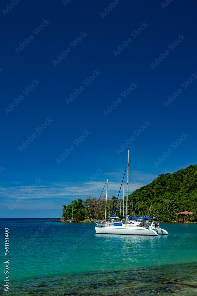 boat on the sea