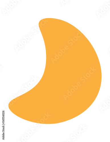 simple orange blob