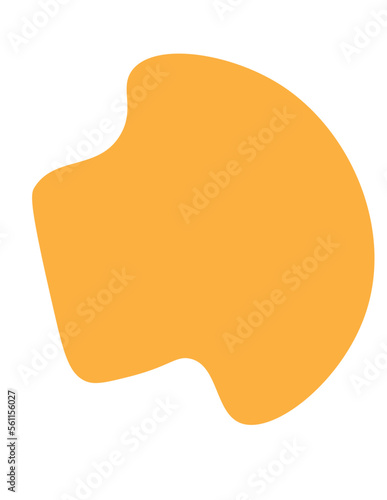 simple orange blob