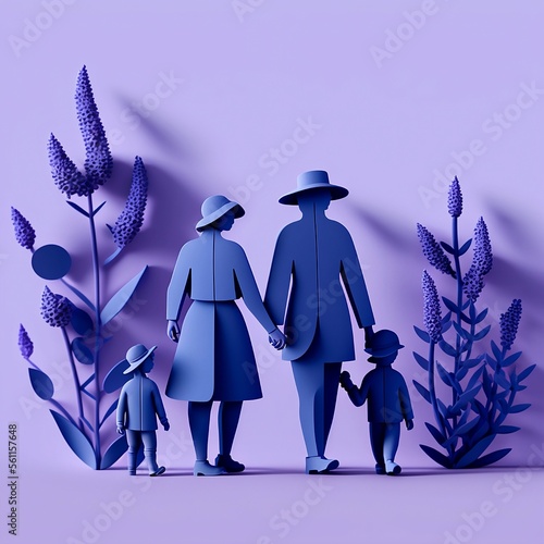 Walking into the Lavender