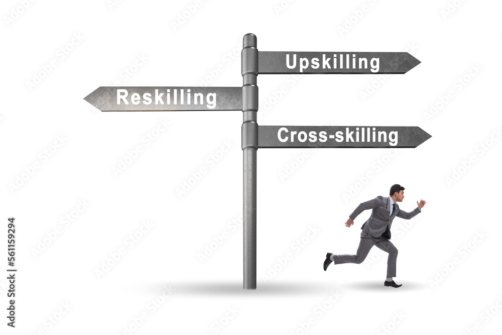 At the crossroads choosing between up-skilling and re-skilling At the crossroads choosing between up-skilling and re-skilling